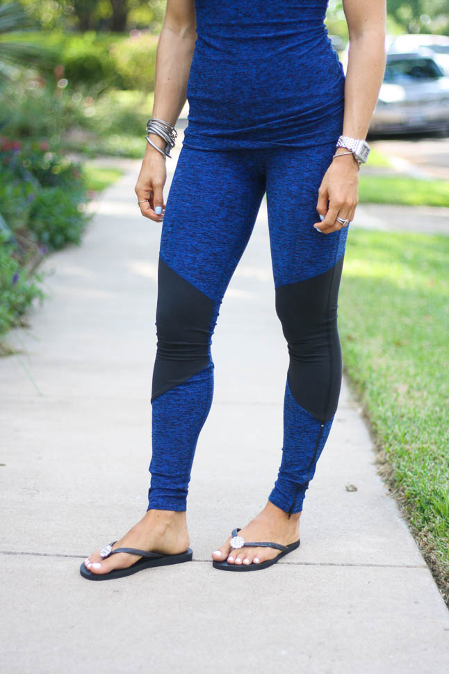 cobalt blue workout set