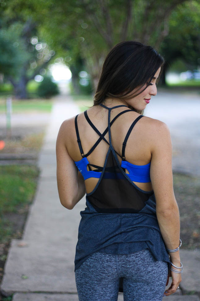 cobalt blue workout set